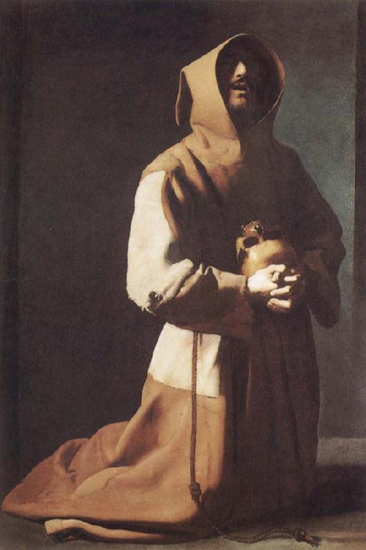 Francisco de Zurbaran Saint Francis in Meditation oil painting picture